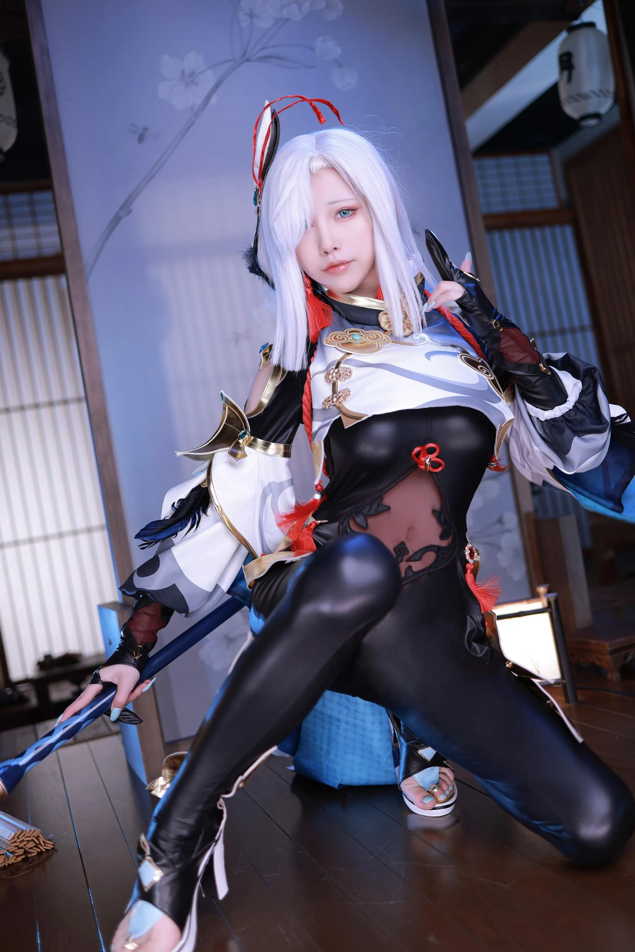 水淼Aqua – NO.110 原神 申鹤 [90P]插图4